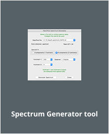 Spectrum Generator tool